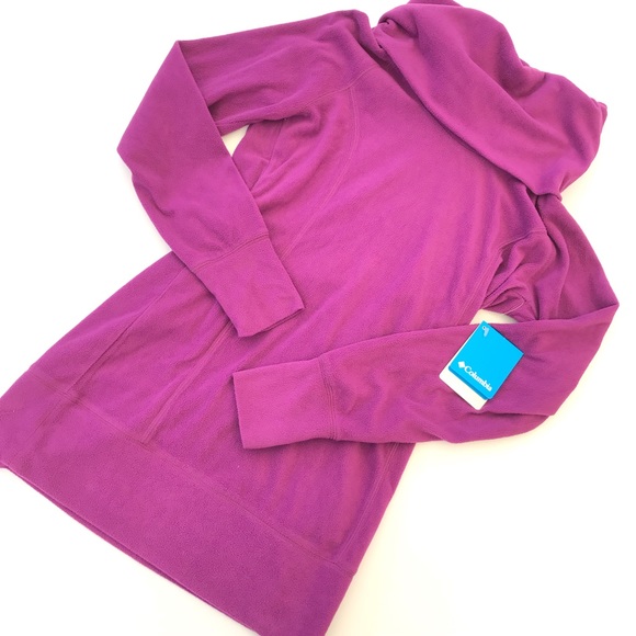 Columbia Sweaters - Columbia Purple Cowl Neck Long Sleeve Sweater Sz S